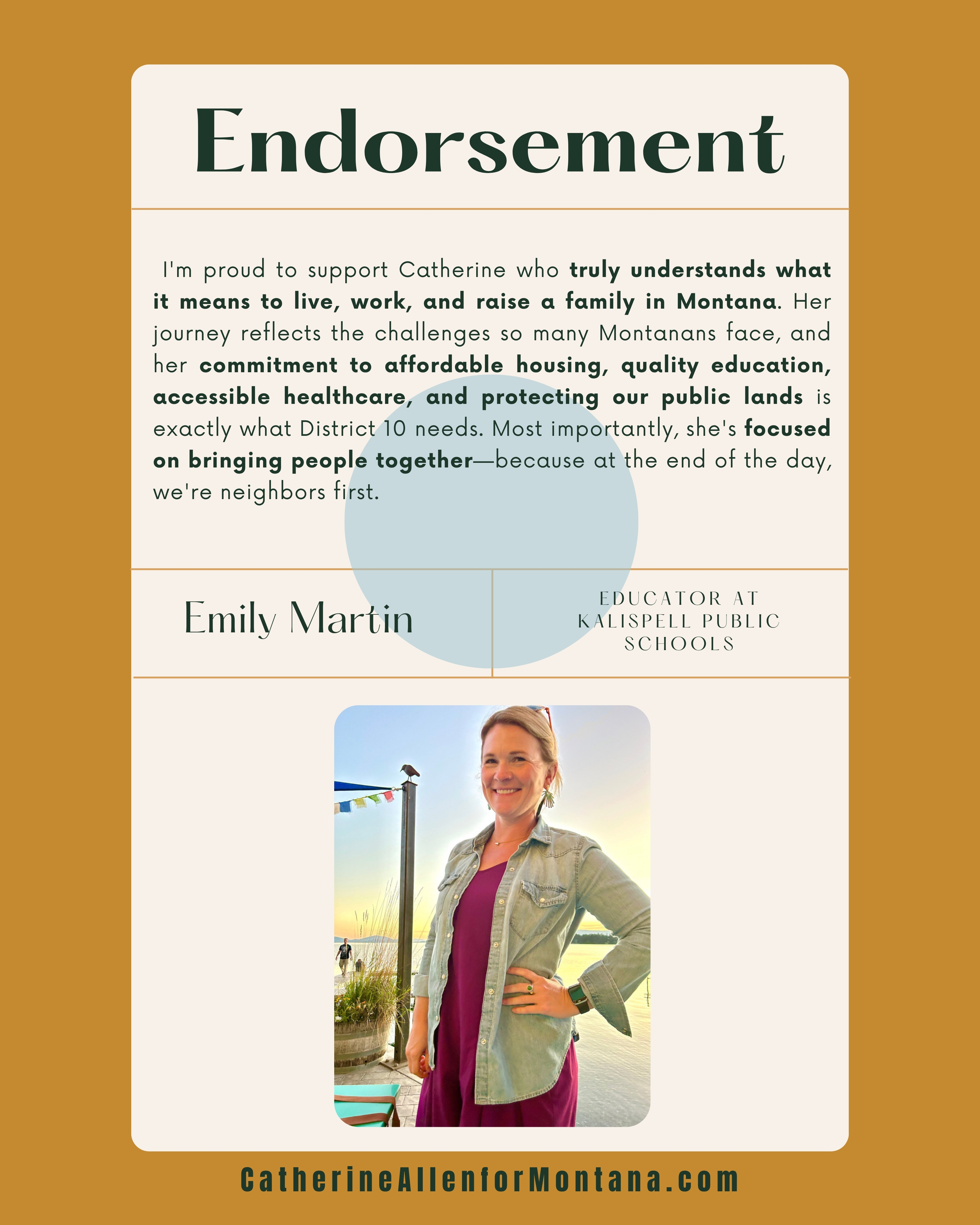 Endorsement from Emily Martin